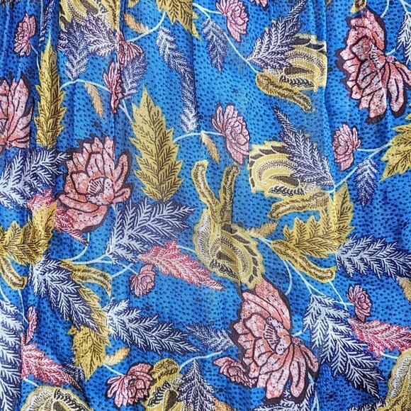 NWT Anthropologie VERB Pallavi Singhee Vineyard Tiered Floral Maxi Sundress Sz10 - Picture 6 of 9